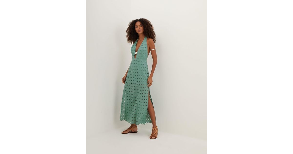 slim fit dress slacks MARYSE SHORT DRESS green