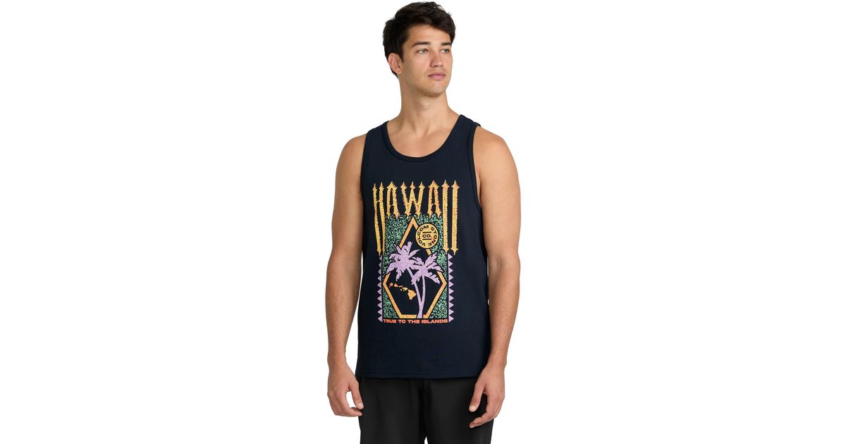 Volcom Tanks Volcom Palmer Tank in Black for Men | Lyst