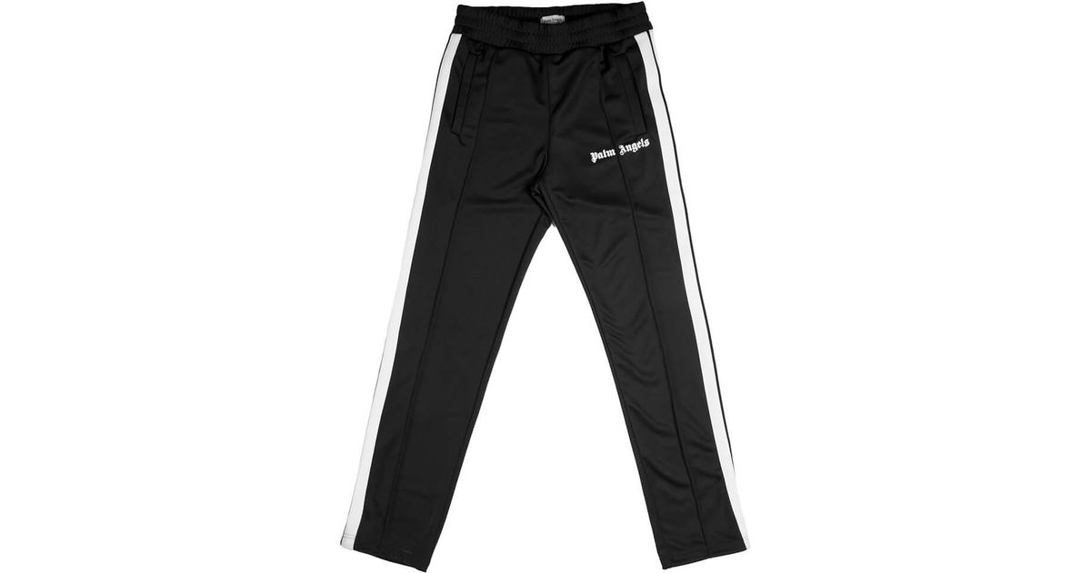 palm angels black classic track pants