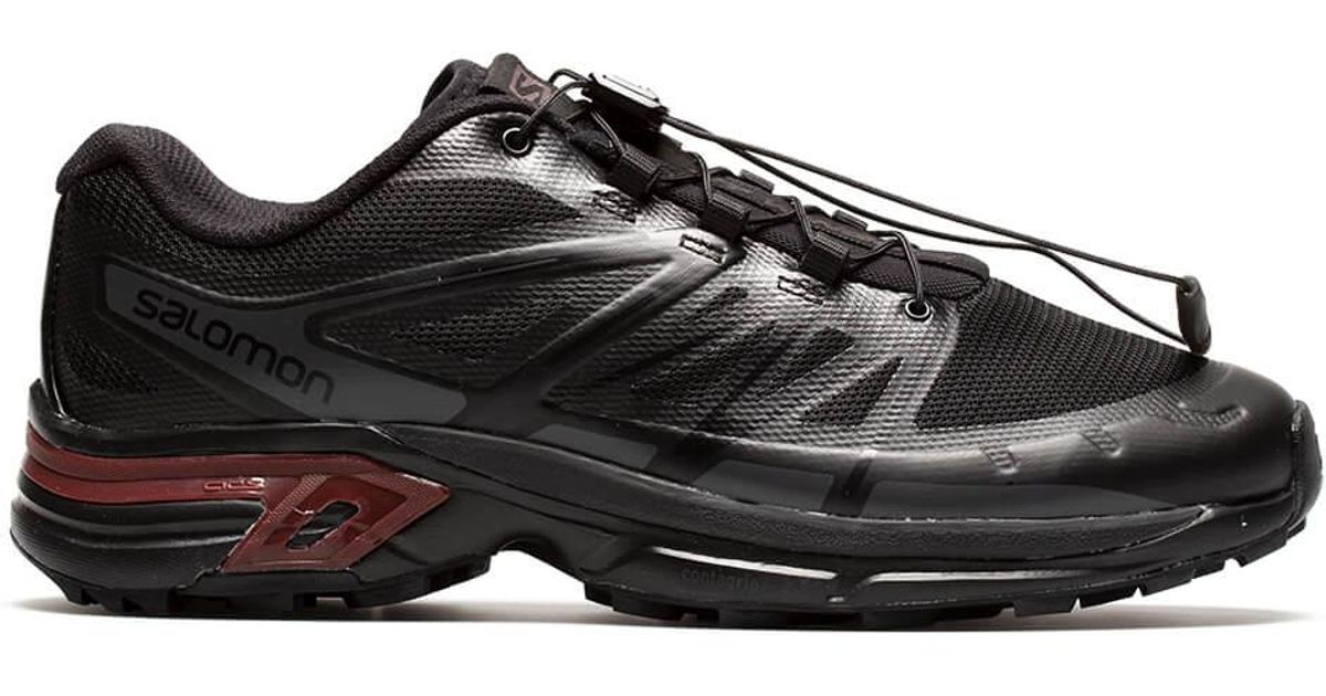 salomon xt wings 2 trainers in black tan