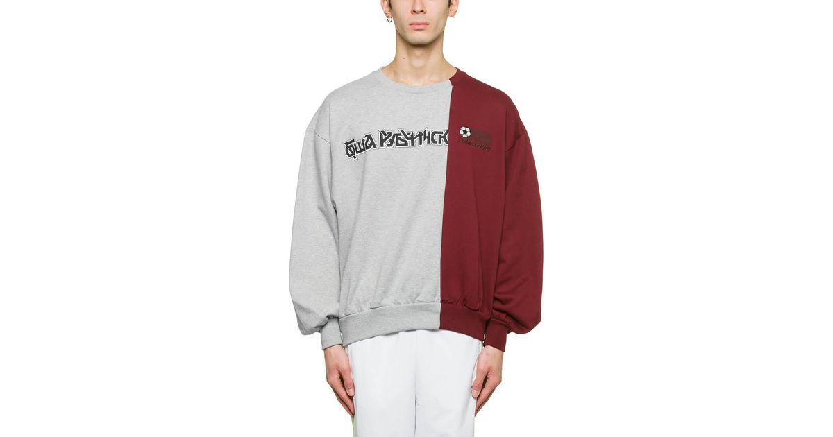 gosha rubchinskiy combo logo hoodie