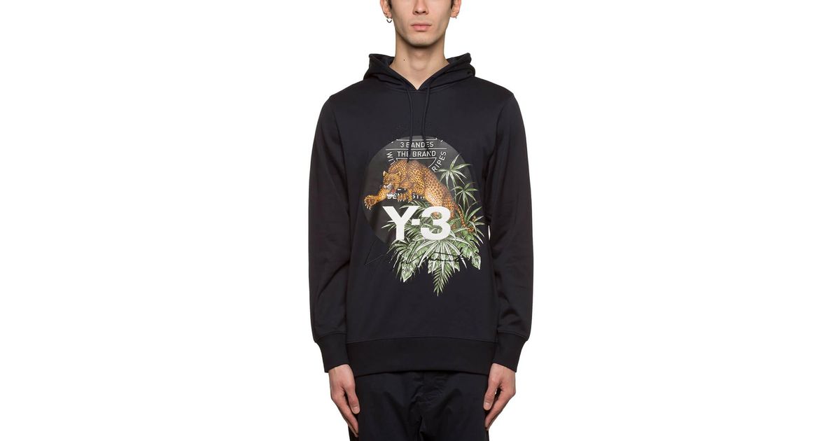 y3 leopard hoodie