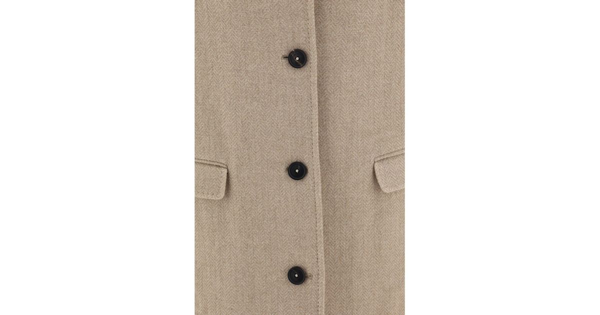 Massimo Alba Gwen Duster Coat in Natural | Lyst