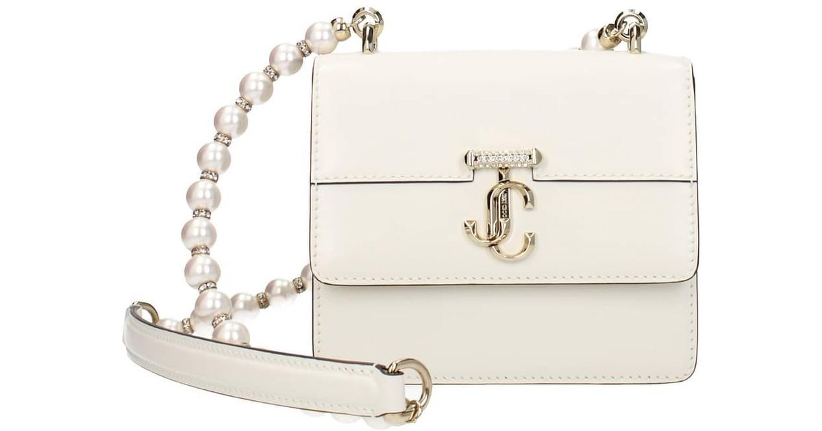 Jimmy Choo Crossbody Bag Varenne Leather Milk in White Lyst