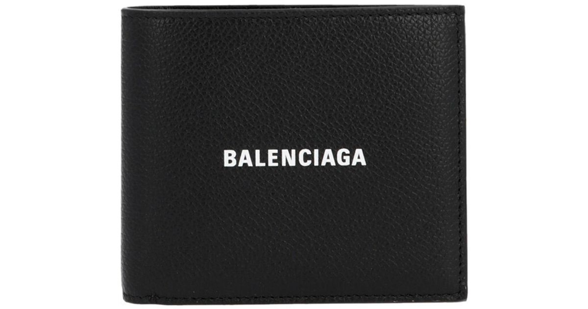 Balenciaga Cash Square Wallets, Card Holders in Black for Men Lyst