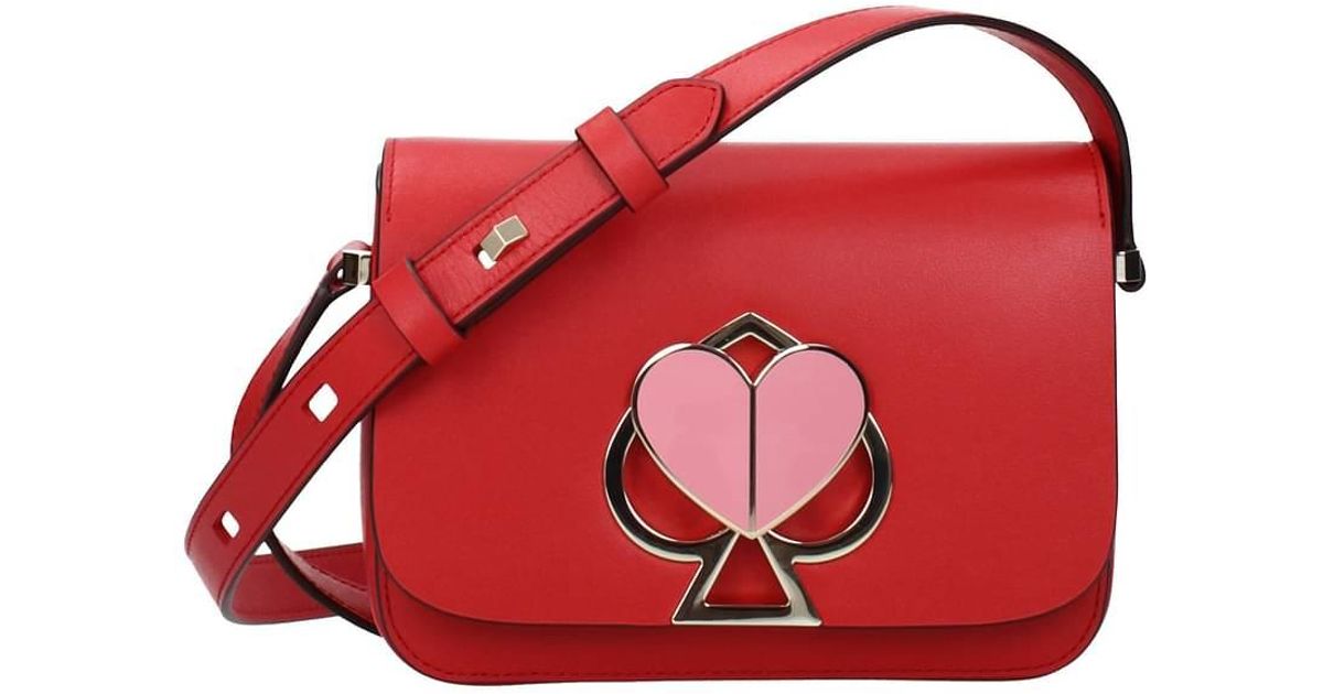 Kate Spade Crossbody Bag Nicola Leather Red Chili Pepper Lyst