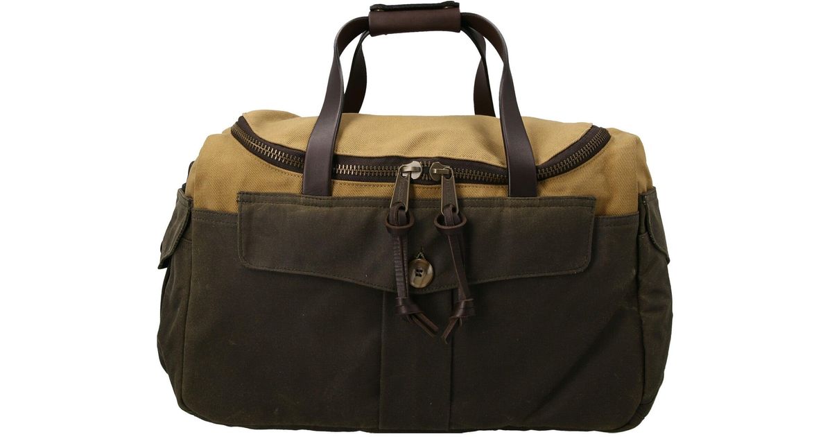 Filson 'heritage Sportsman' Duffel Bag in Black for Men Lyst