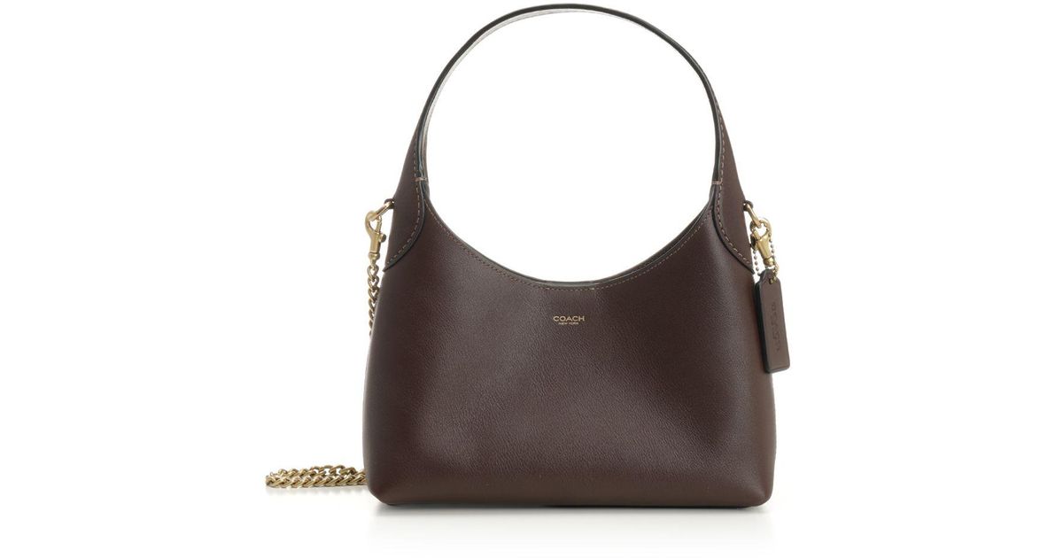 COACH Brooklyn 23 Shoulder Bag Shoulder Bags in Brown | Lyst UK