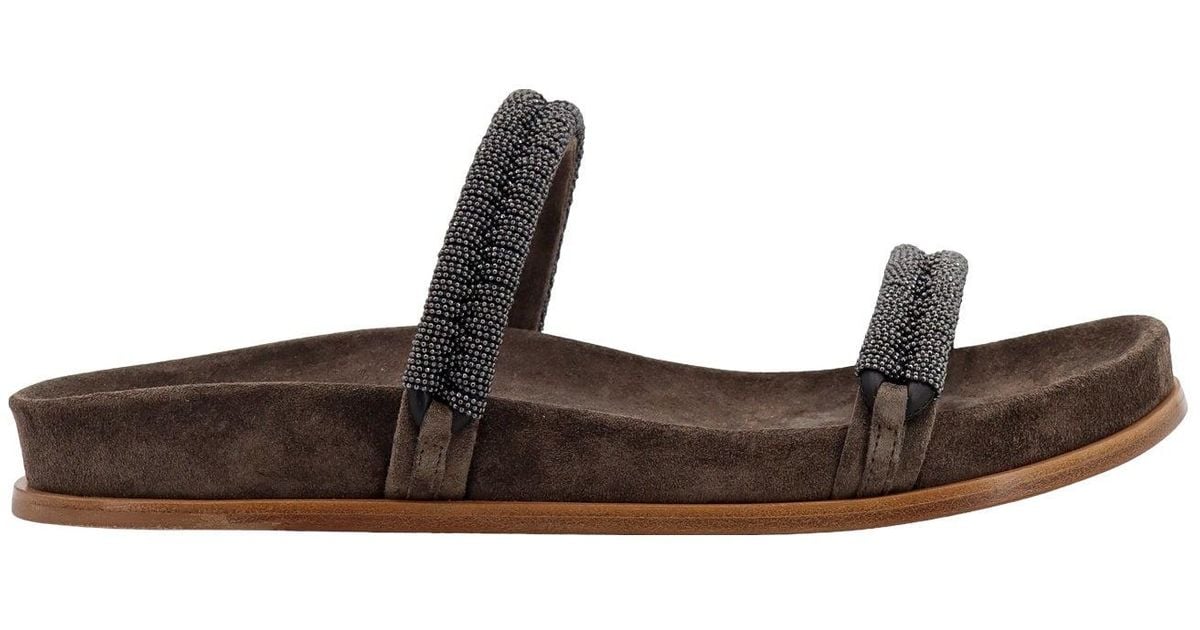 Brunello Cucinelli Sandals in White Lyst UK
