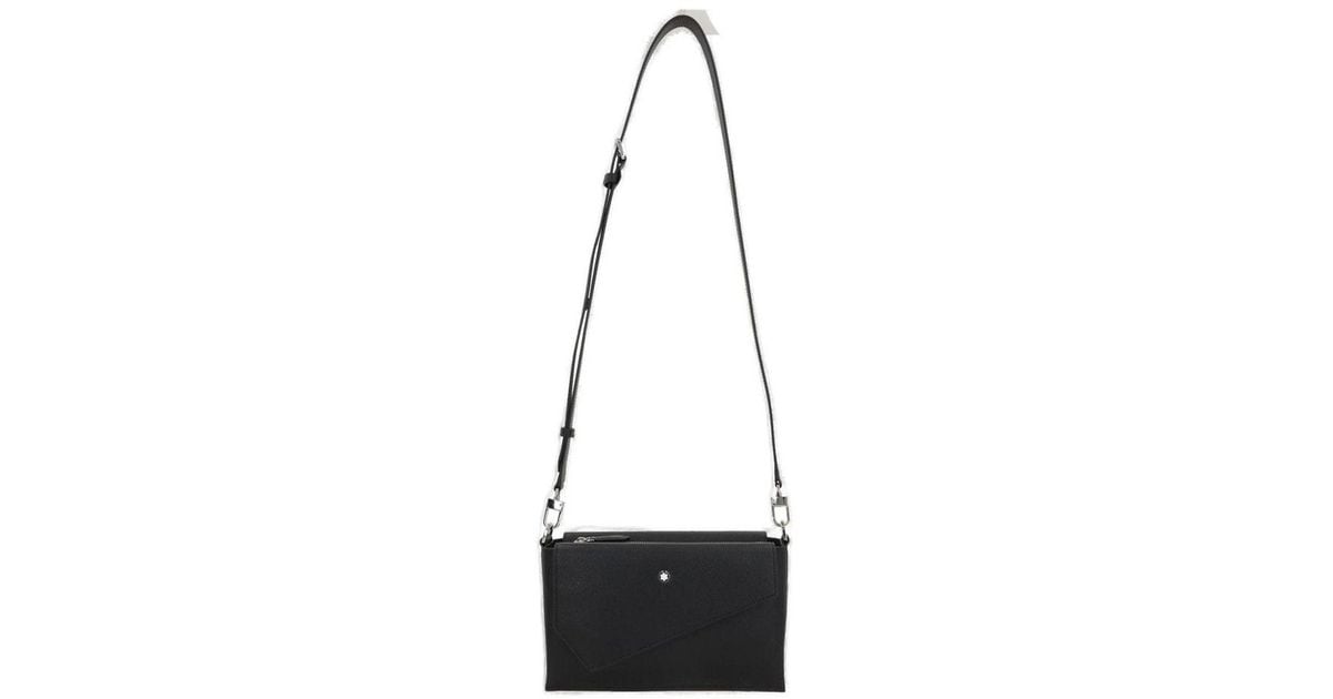 ショルダーバッグ Montblanc Sartorial Trio Messenger Bag In Textured Leather Sartorial Trio Messenger - Luxury Cross bodies – Montblanc® PA