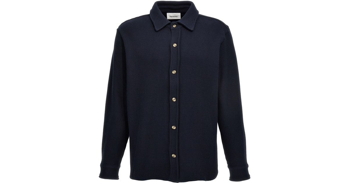 Harmony Calixte Shirt, Blouse in Blue for Men | Lyst