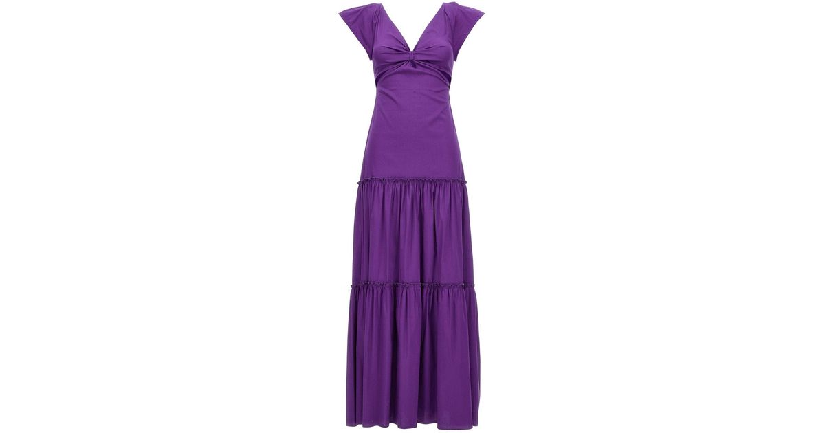 Liu Jo Knot Dress Dresses in Purple | Lyst