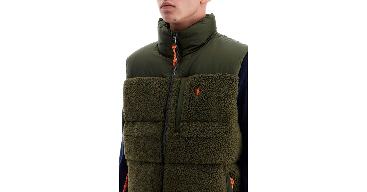 Piumino smanicato ralph lauren outlet