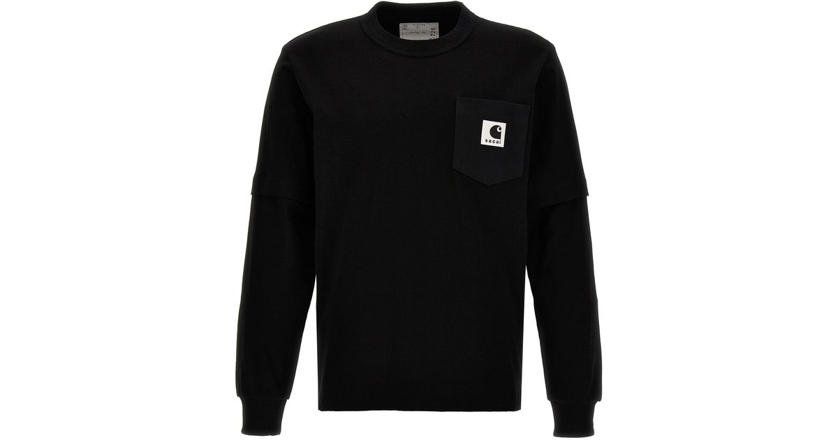 Sacai T-Shirt X Carhartt Wip in Black for Men | Lyst Sacai T-Shirt X Carhartt Wip in Black for Men | Lyst