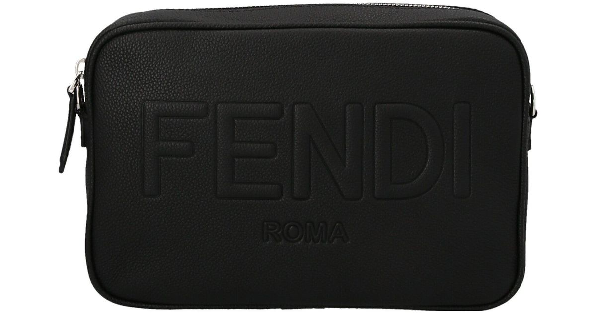 Fendi 'camera Case' Crossbody Bag in Black Lyst