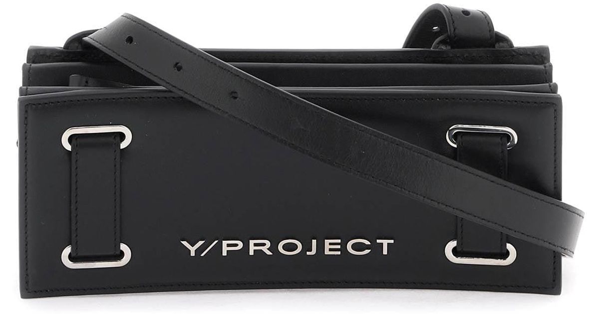 Y. Project Y Project 'mini Accordion' Crossbody Bag in Black Lyst