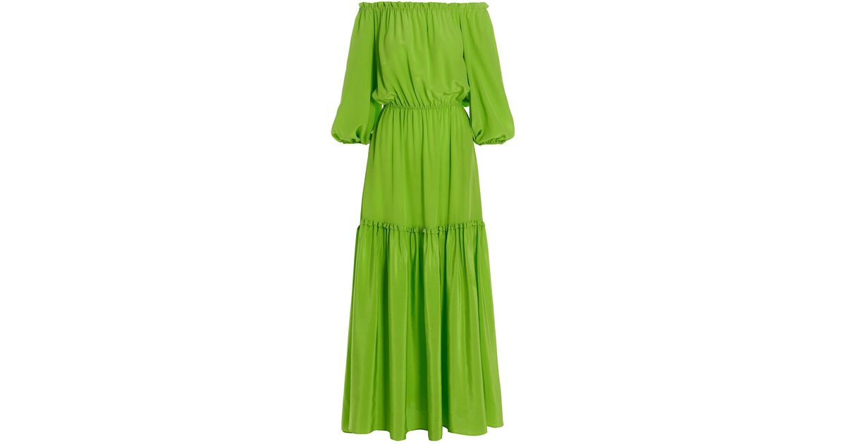 Crida Milano 'new Ibiza' Dress in Green | Lyst