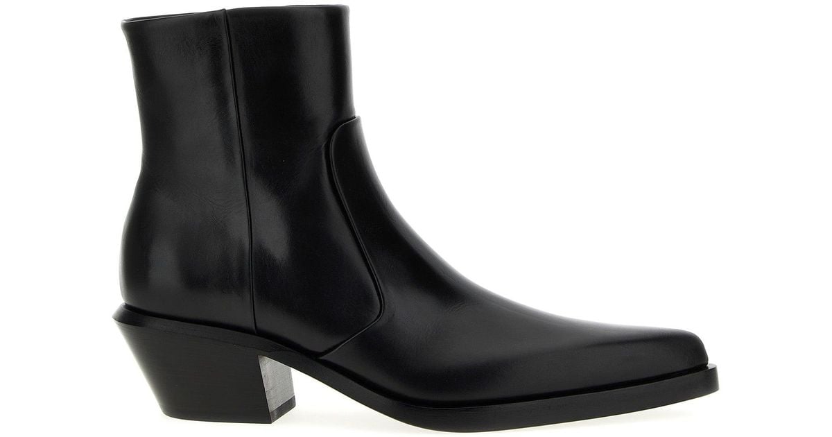 Off-White c/o Virgil Abloh Slim Texan Boots, Ankle Boots in Black for ...