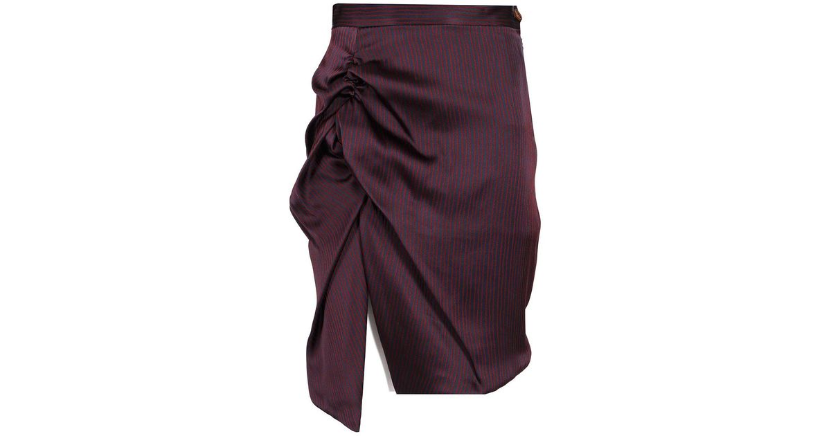 Vivienne Westwood Mini Side Panther Skirts in Purple | Lyst
