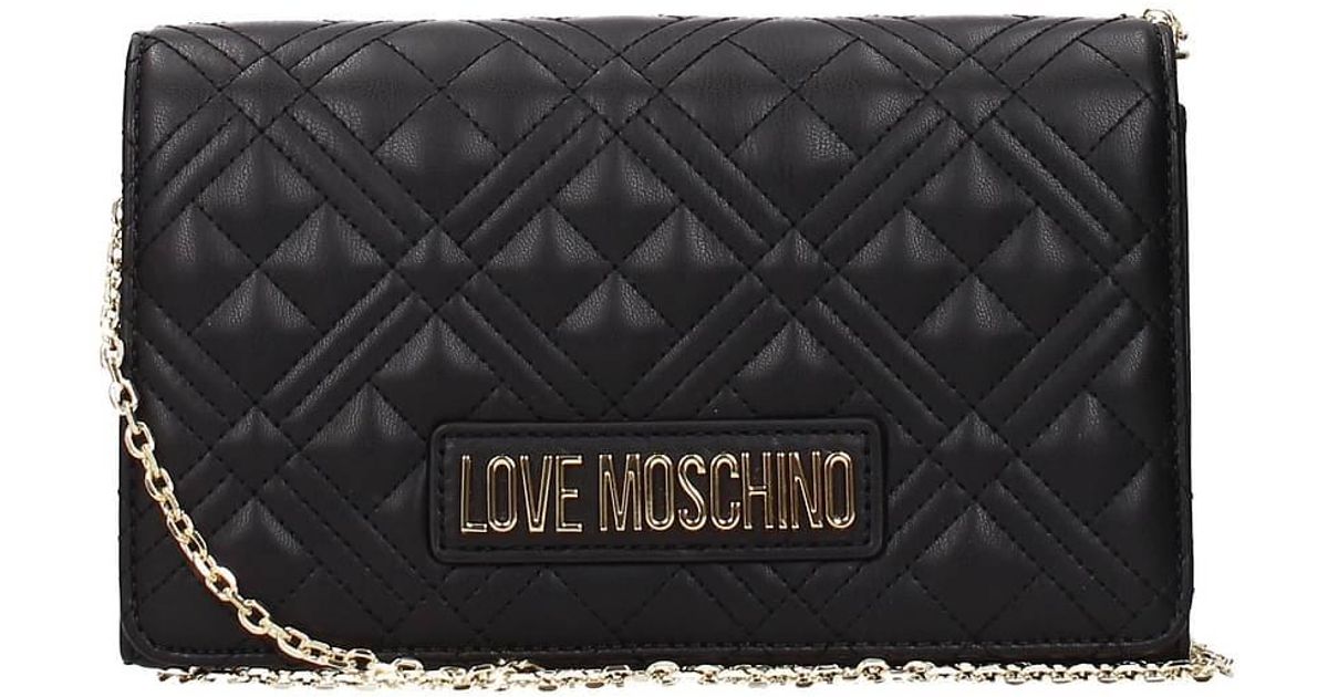 Love Moschino Clutches Women Polyurethane Black