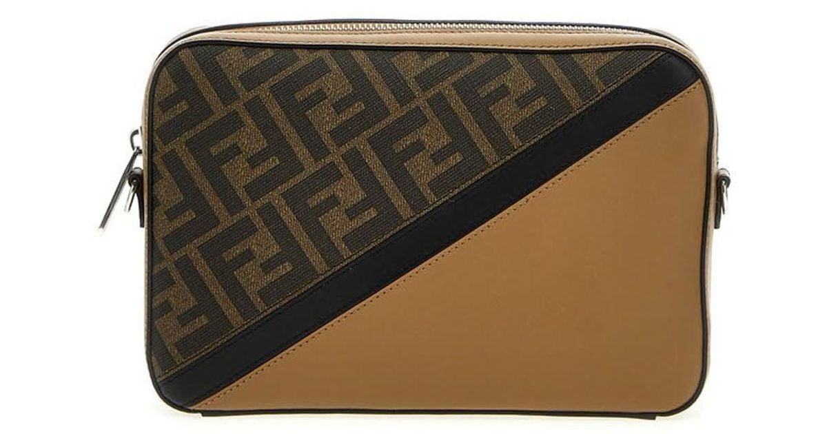 Fendi 'camera Case' Crossbody Bag in Green for Men Lyst