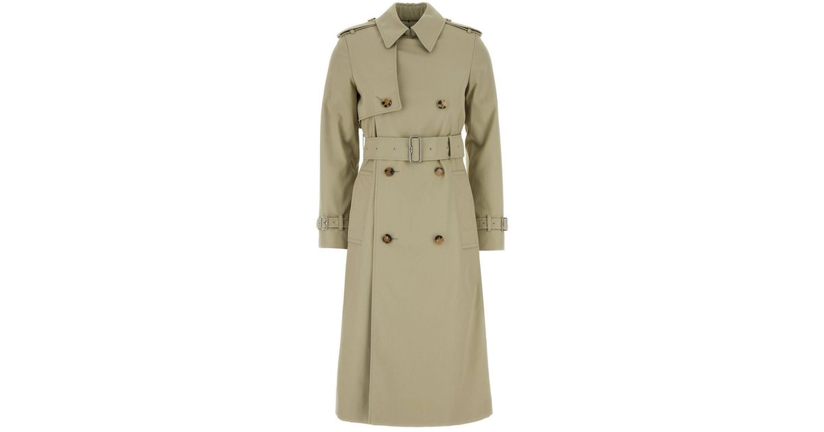 トレンチコート Burberry Beige polyester blend trench coat (8093045 A3888) BURBERRY - Gabardine long trench coat | Leam Roma - Luxury