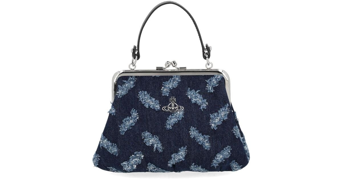 Vivienne Westwood quot Granny Frame quot Bag in Blue Lyst UK