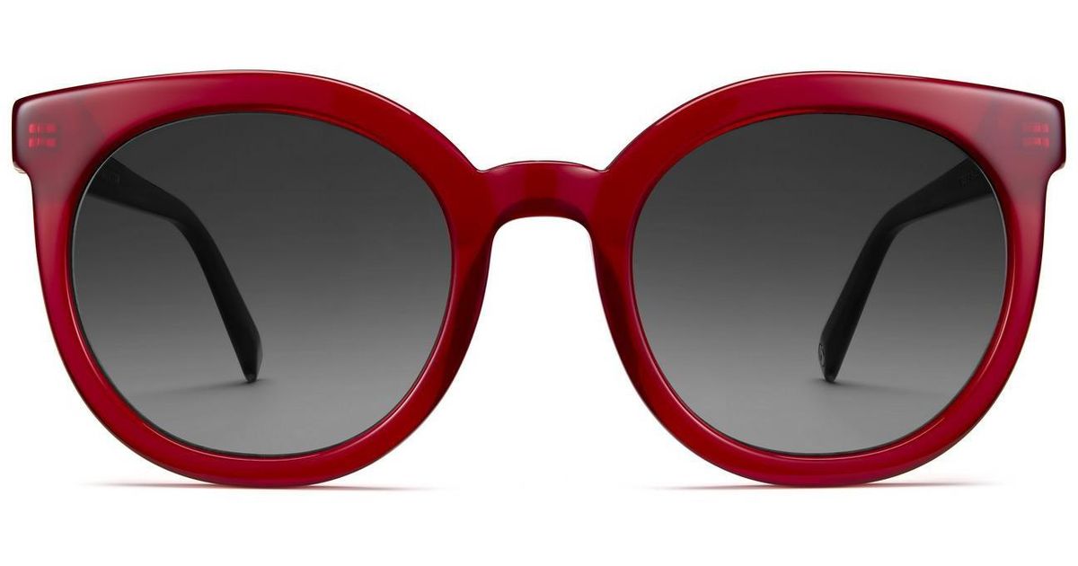 Warby Parker Tess Sunglasses In Bordeaux Red Lyst