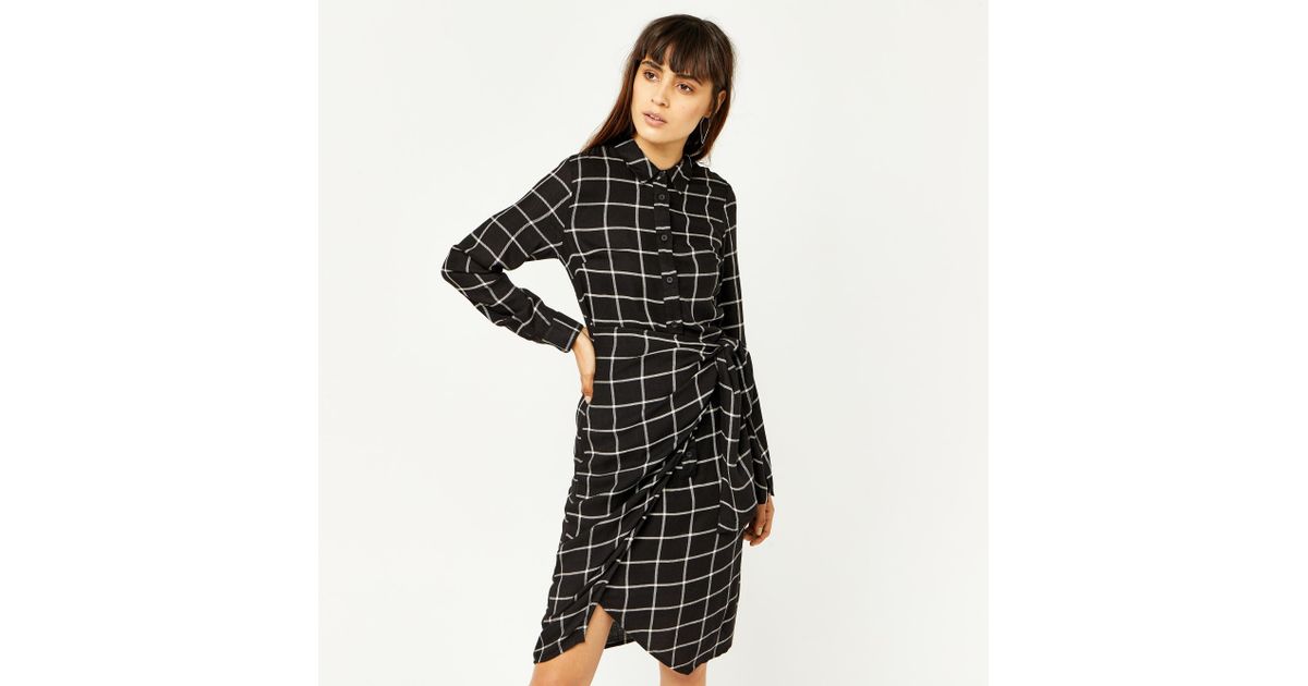 warehouse check dress