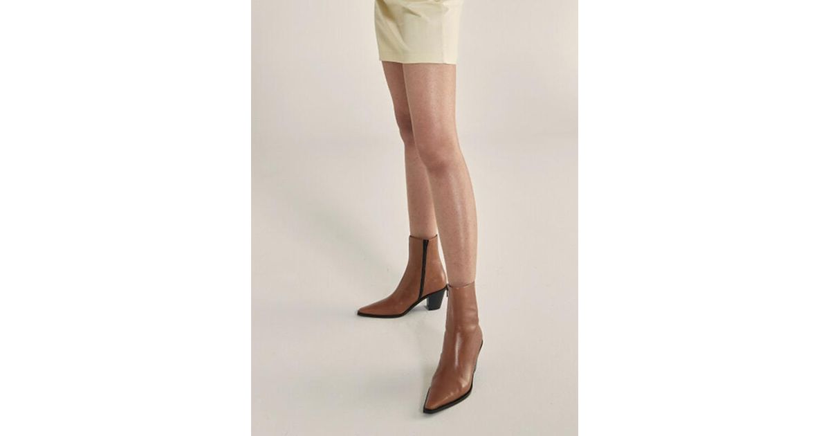 reike nen cube heel basic boots