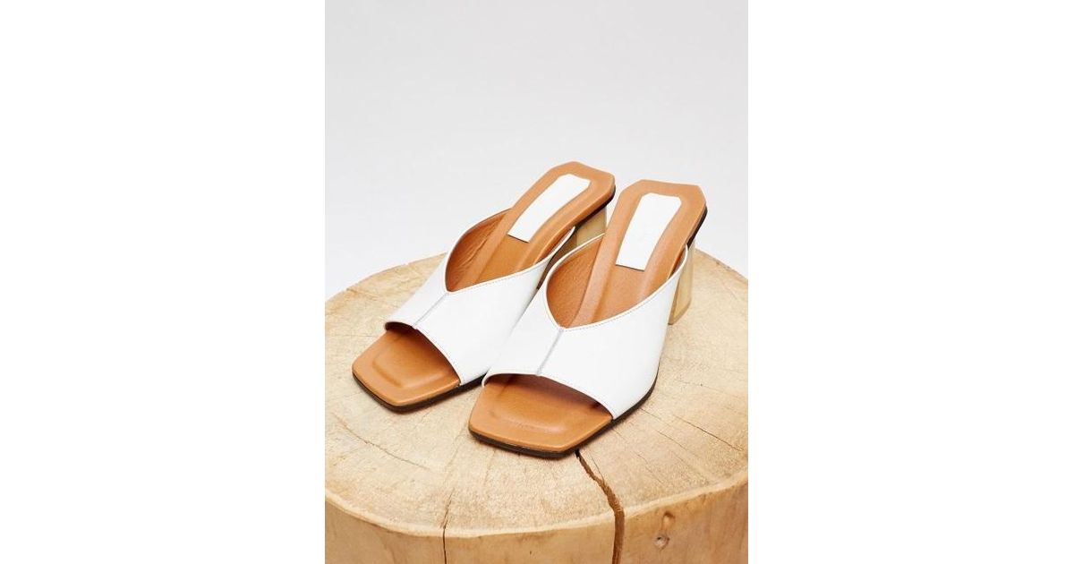 low heel mules open toe