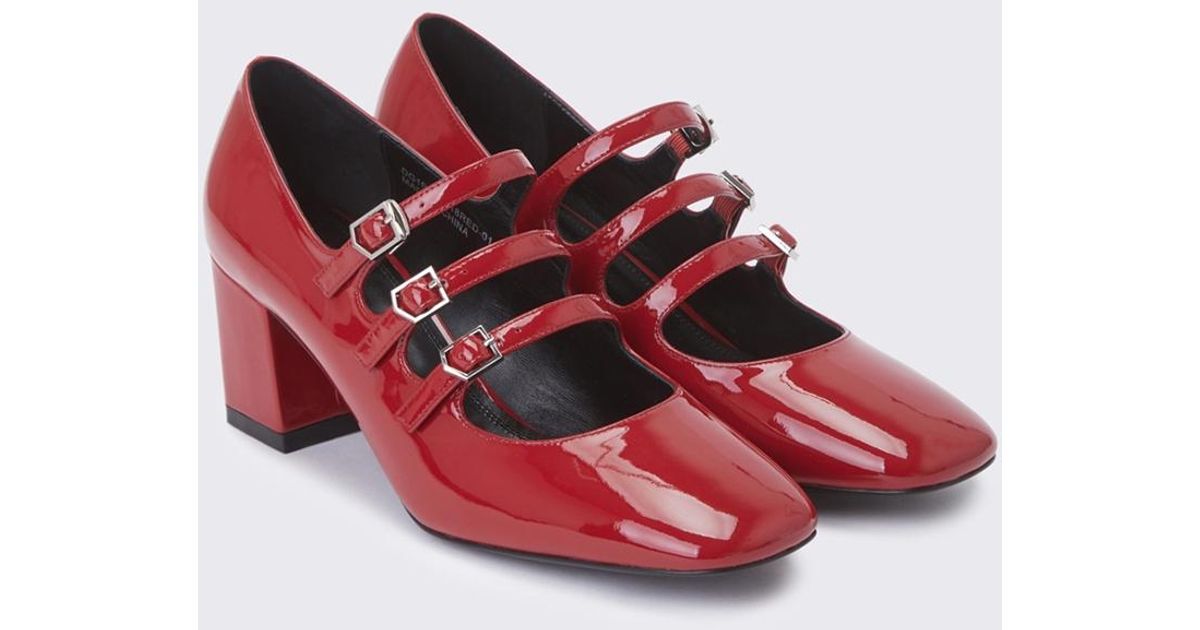 Bonnie Mary Jane Pumps in Red Lyst