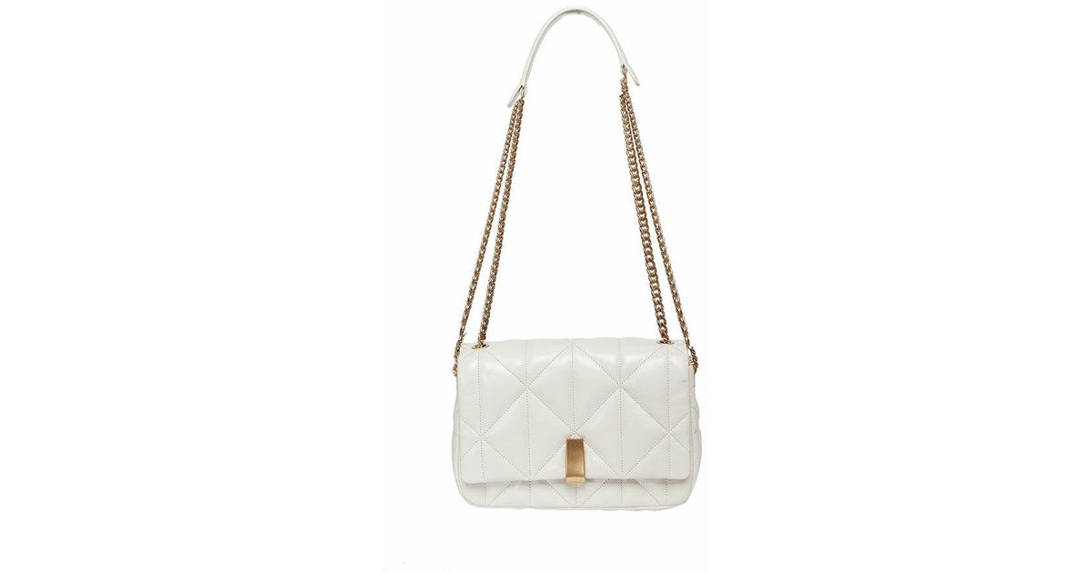 Joy Gryson Leather Margot Glam Shoulder Bag Small Lw2ad3650 in White | Lyst