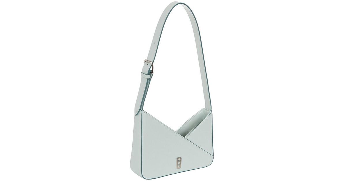VUNQUE Leather Perfect Puzzle Mini Shoulder Bag in White | Lyst