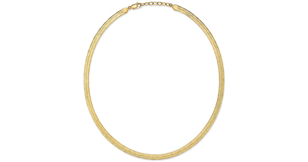 HYÈRES LOR Silver Chain Necklace in Metallic | Lyst Australia