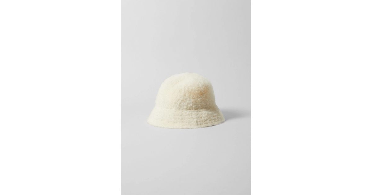 Weekday Synthetic Rho Bucket Hat in Beige (Natural) - Lyst