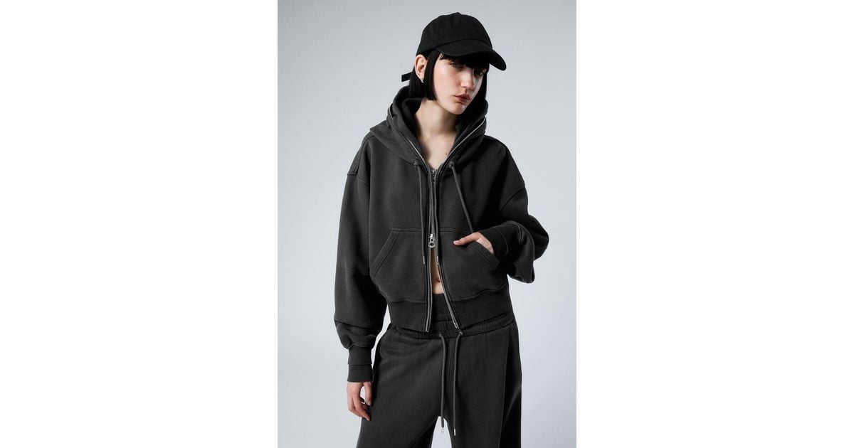 ★英国発*WEEKDAY*新作*スタンダードZIPフーディ/GL★ WEEKDAY Standard Zip Hoodie | endource