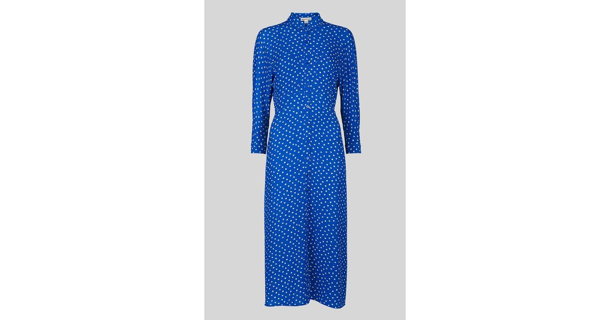 Abstract spot selma tie dress sales
