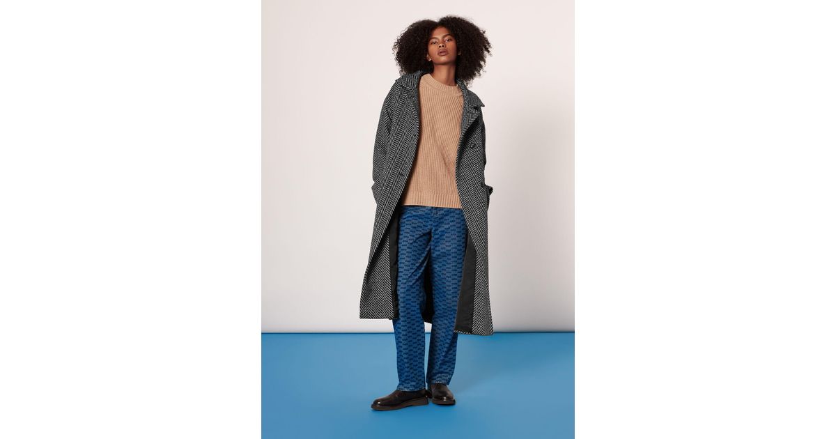 Whistles blue shop coat