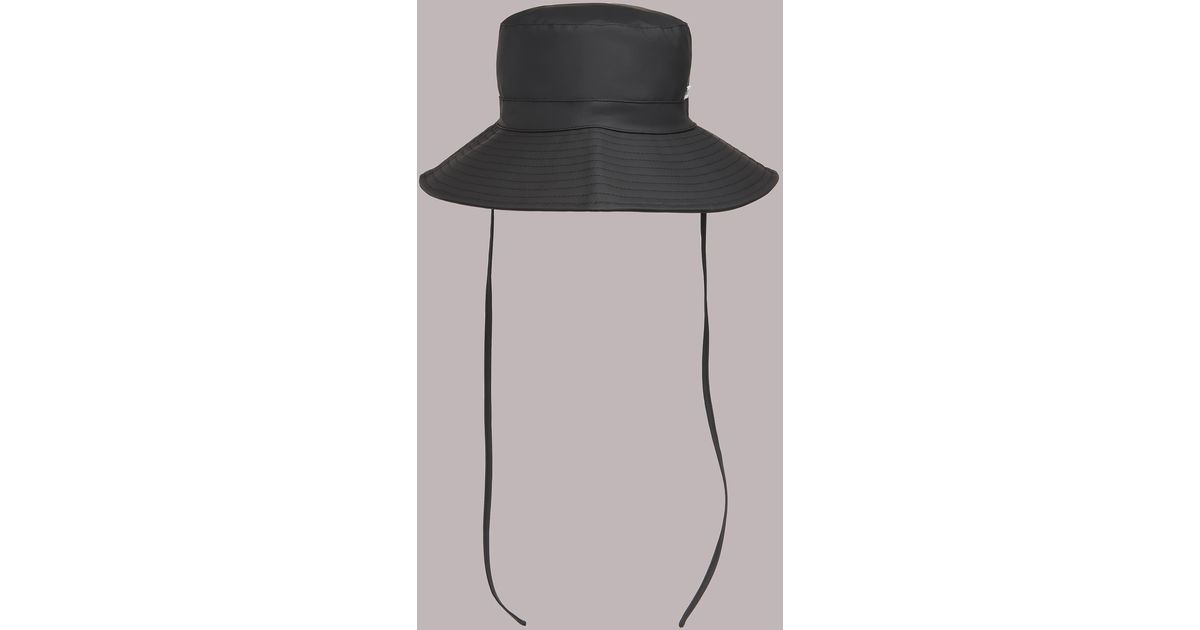 Whistles Rains Boonie Tie Hat in Black Lyst UK