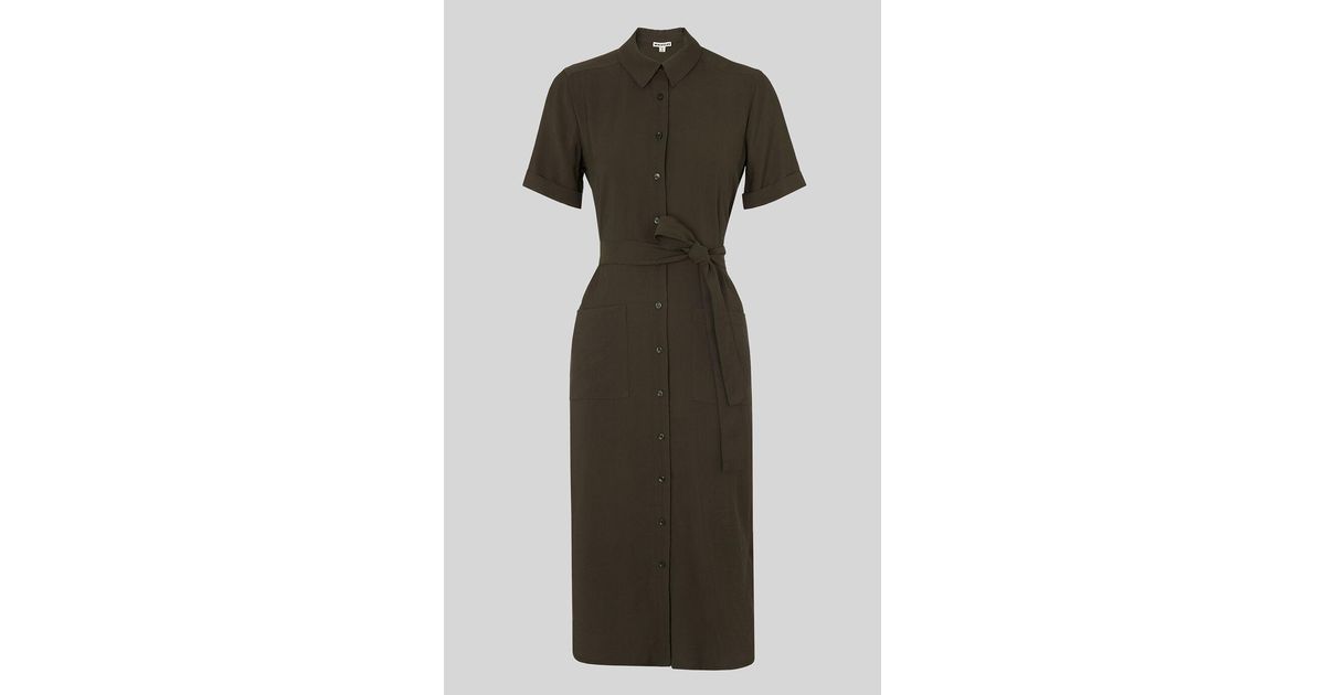 whistles montana shirt dress