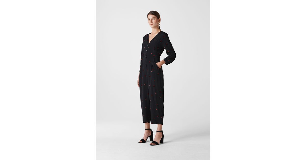 whistles heart print jumpsuit