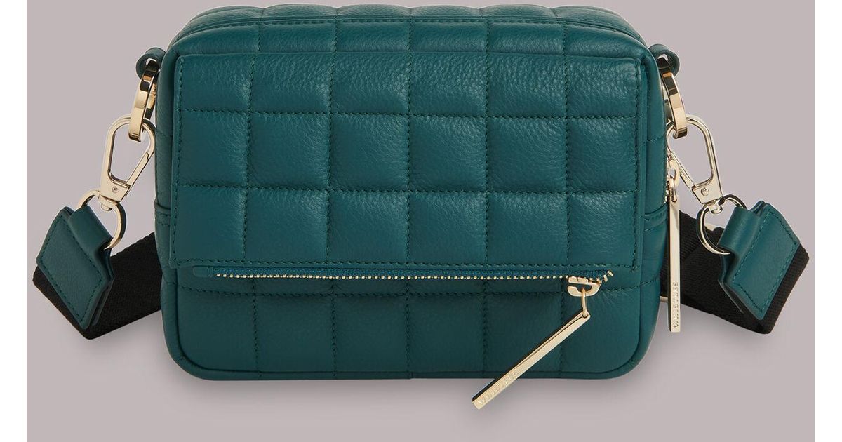 Whistles Quilted Bibi Crossbody Bag in Green Lyst Canada