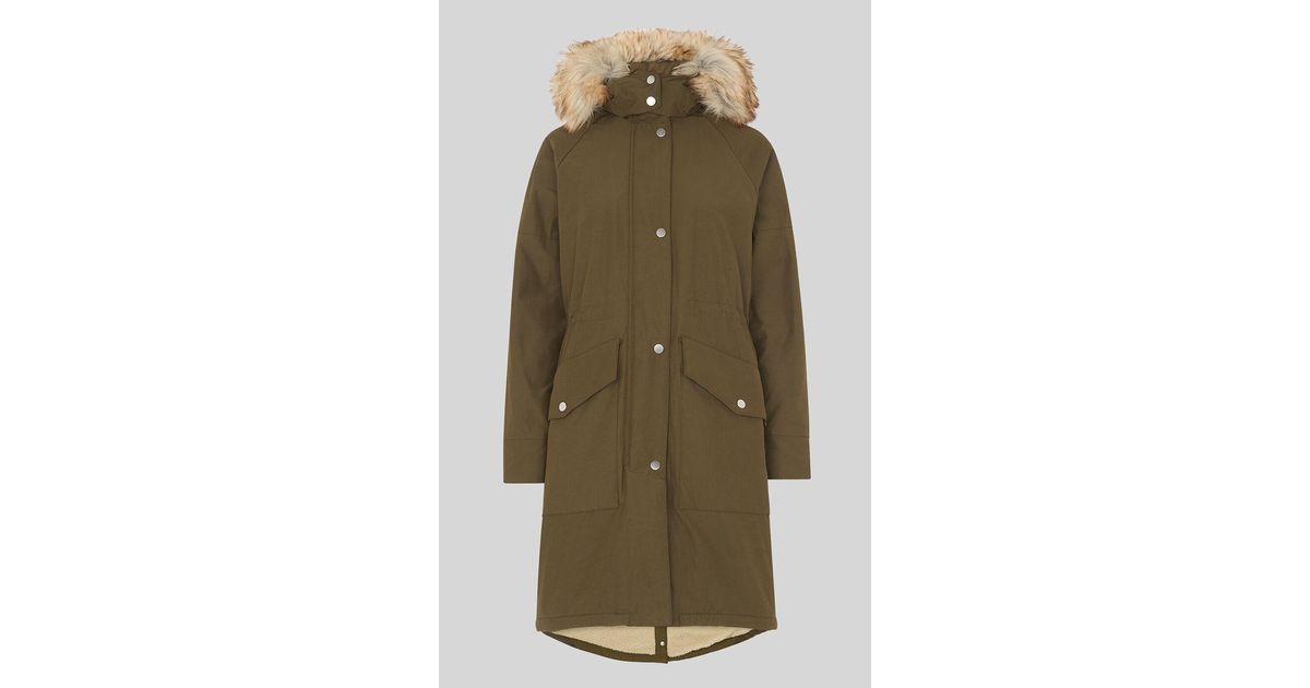 whistles megan parka coat