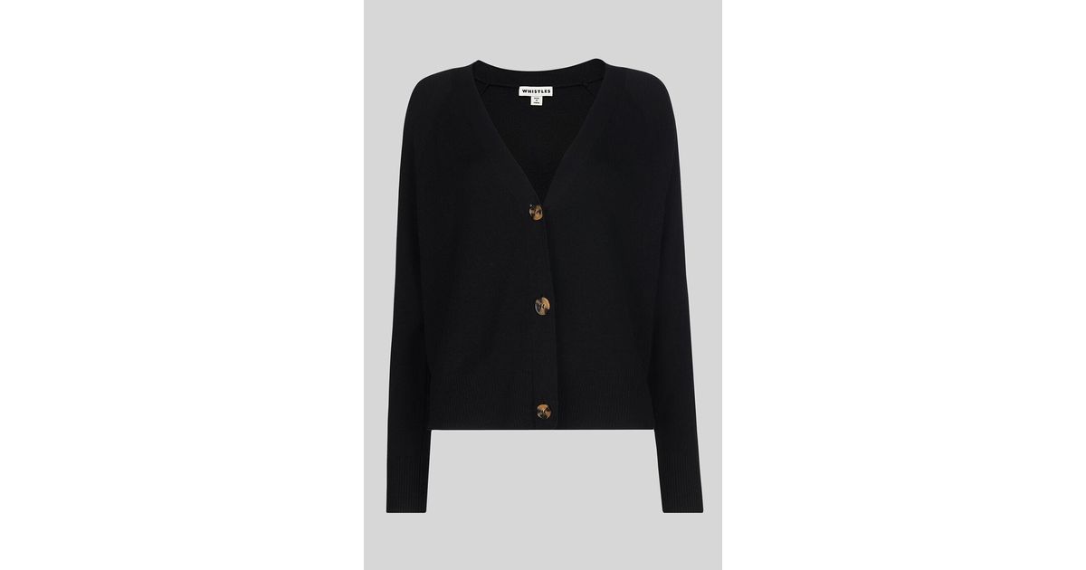whistles button front cardigan