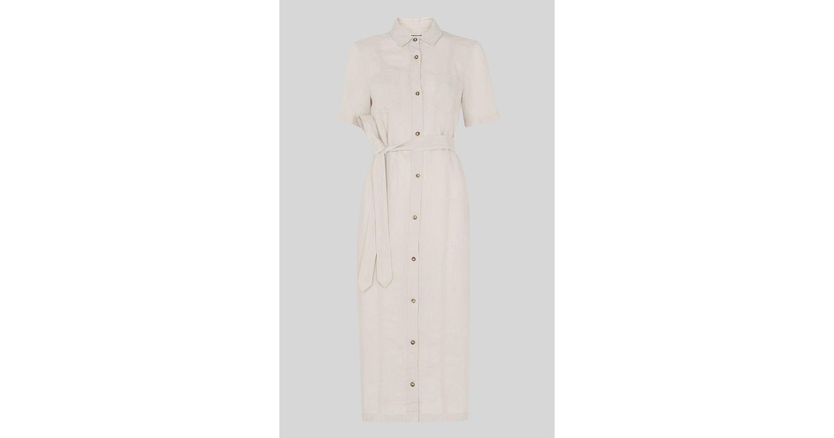 whistles bella linen shirt dress