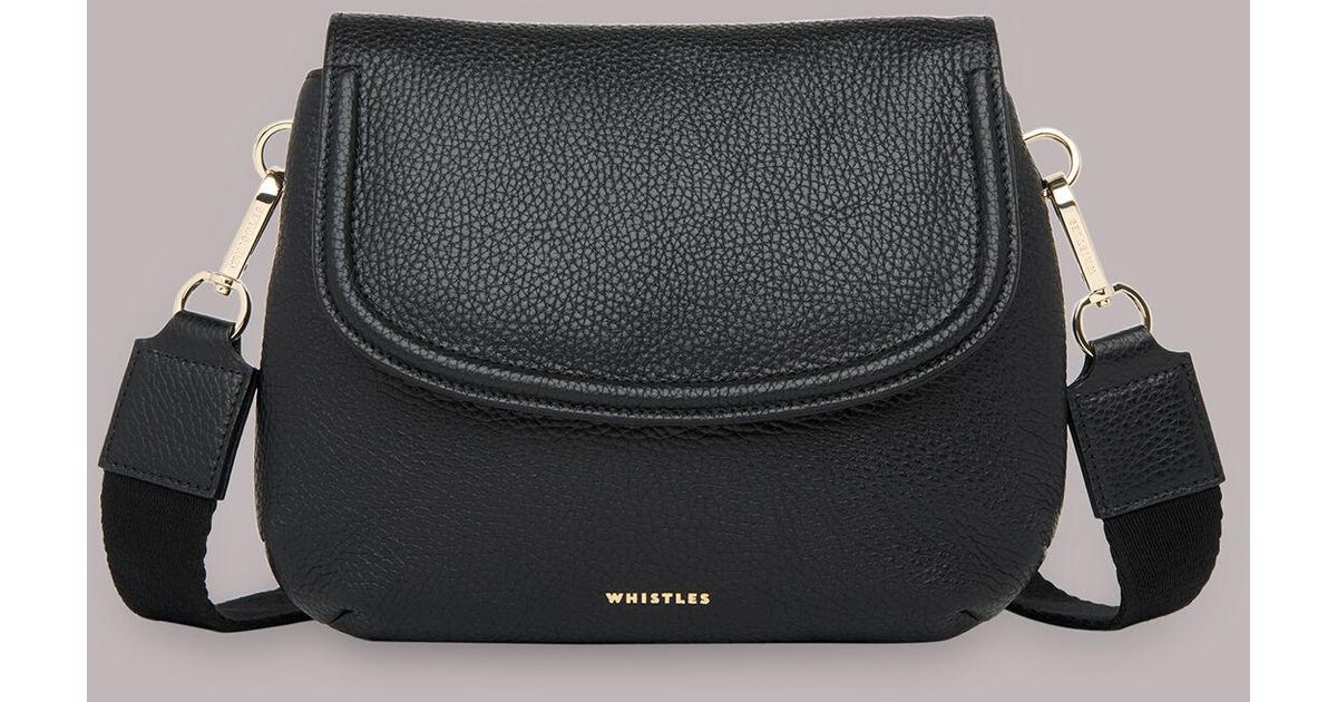 Whistles Nala Soft Saddle Bag in Grey Lyst UK