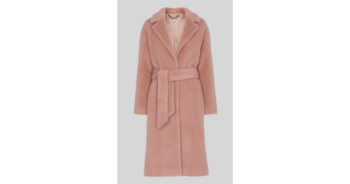 whistles textured belted coat