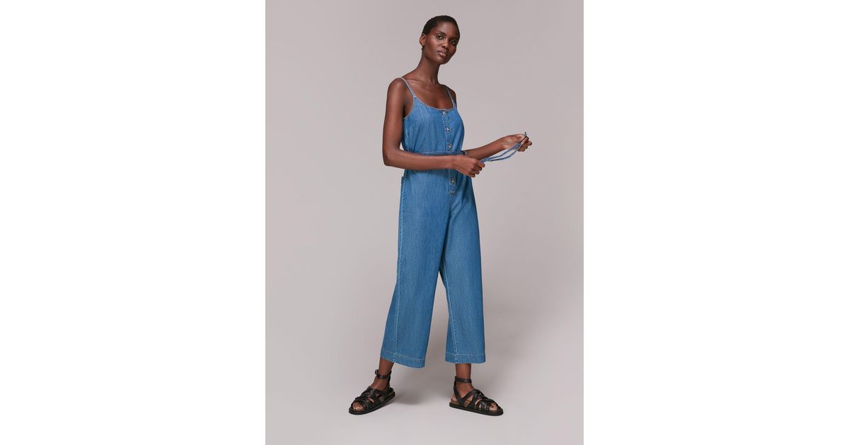 Denim Gabby Denim Jumpsuit, WHISTLES