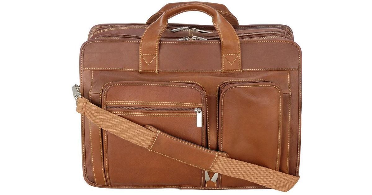 Wilsons Leather Newport Vacqueta Leather Briefcase for Men Lyst